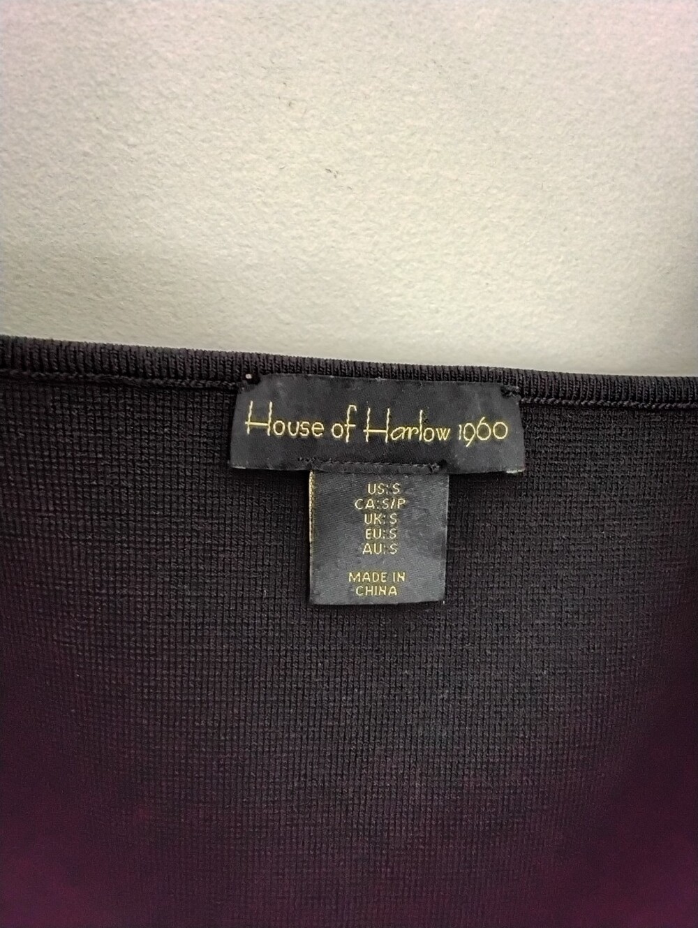 House Of HARLOW Black Puff Sleeve Square Neck Crop Top Small - Picture 3 of 5